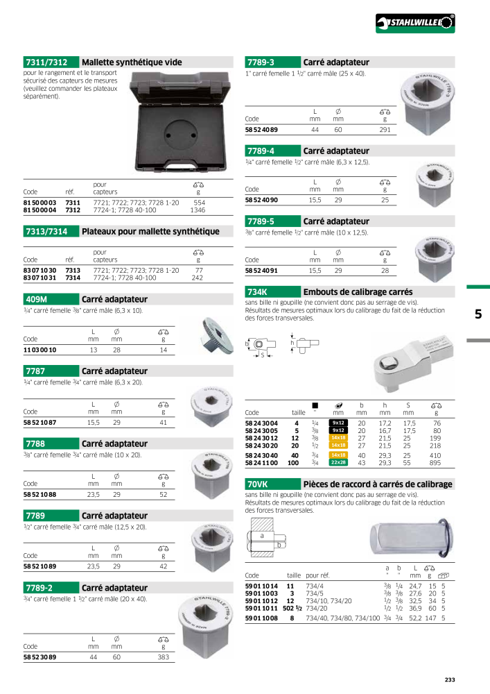 STAHLWILLE Hauptkatalog Handwerkzeuge Nº: 2115 - Página 235