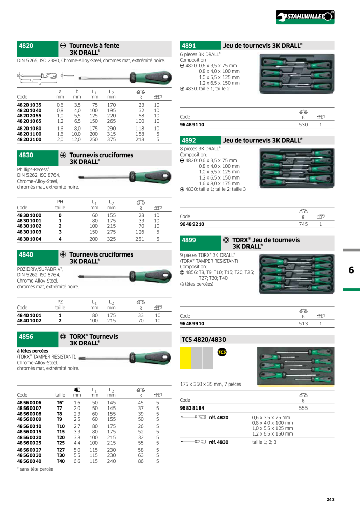 STAHLWILLE Hauptkatalog Handwerkzeuge Nb. : 2115 - Page 245