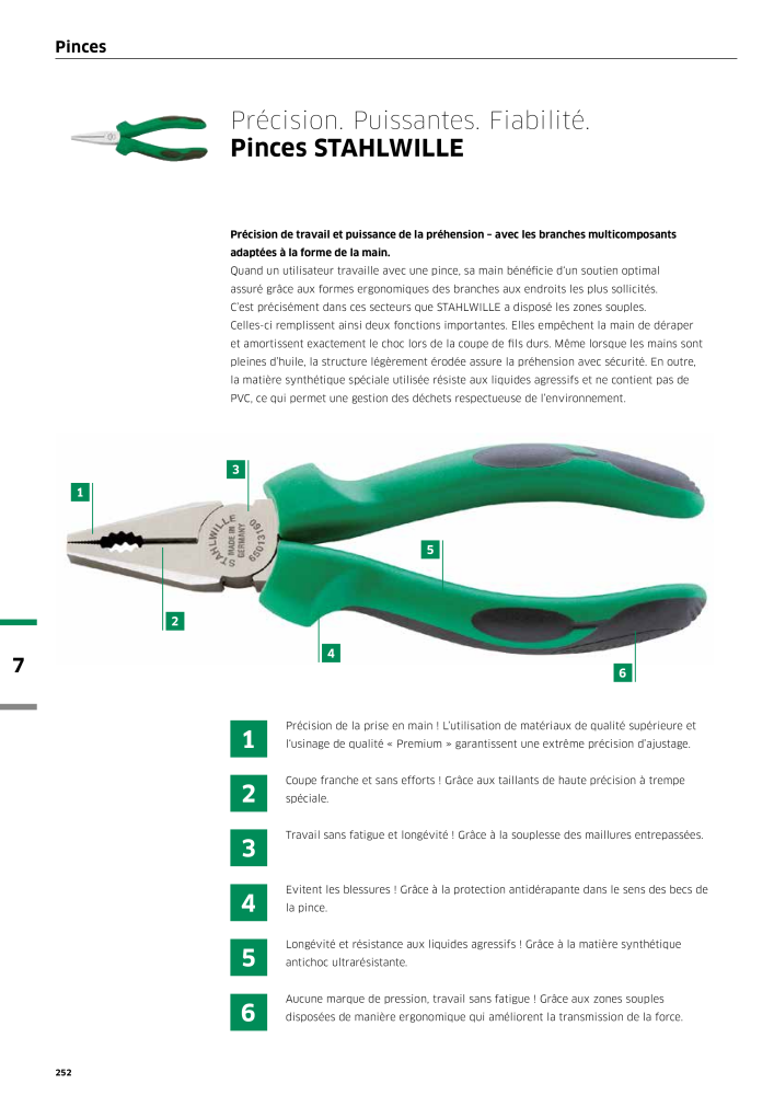 STAHLWILLE Hauptkatalog Handwerkzeuge NO.: 2115 - Page 254