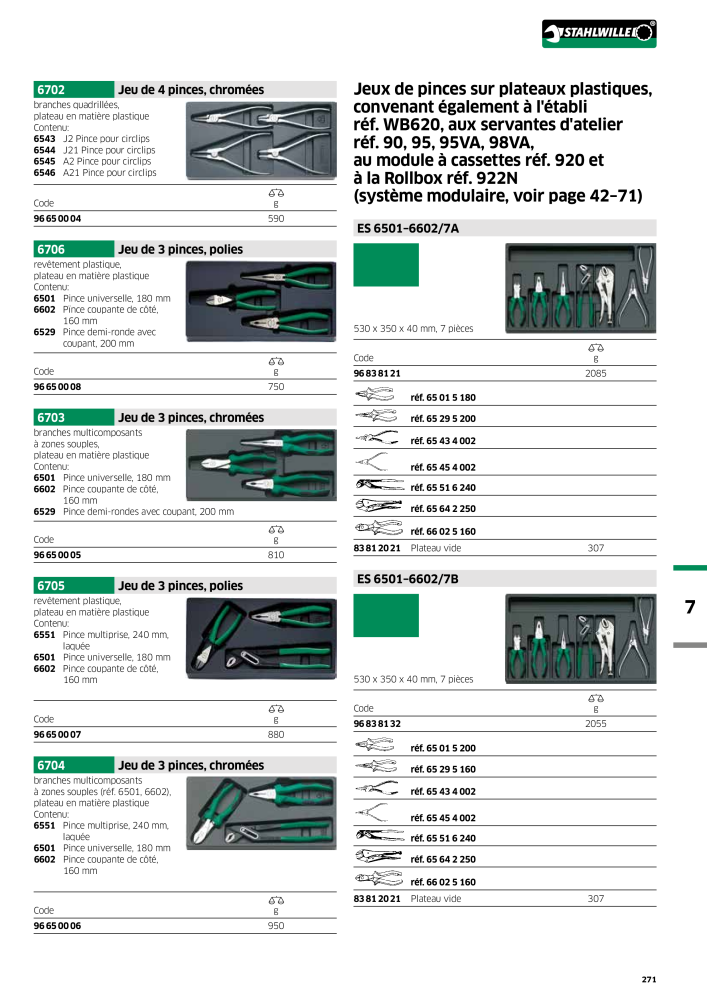 STAHLWILLE Hauptkatalog Handwerkzeuge NO.: 2115 - Page 273