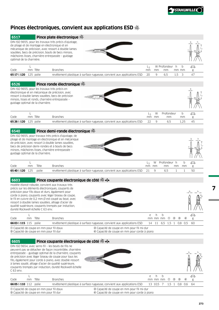 STAHLWILLE Hauptkatalog Handwerkzeuge Nb. : 2115 - Page 275