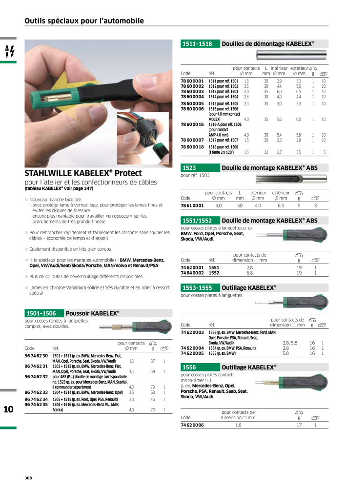 STAHLWILLE Hauptkatalog Handwerkzeuge NO.: 2115 - Page 310