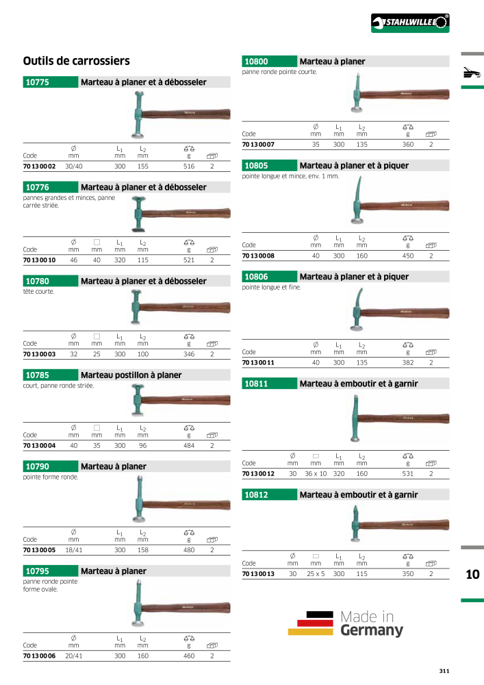 STAHLWILLE Hauptkatalog Handwerkzeuge NO.: 2115 - Page 313