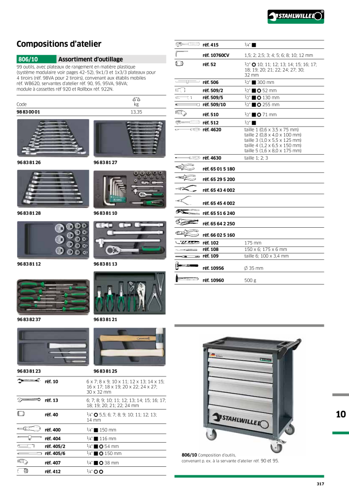 STAHLWILLE Hauptkatalog Handwerkzeuge NO.: 2115 - Page 319