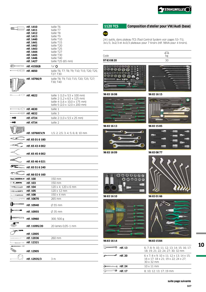 STAHLWILLE Hauptkatalog Handwerkzeuge NO.: 2115 - Page 329