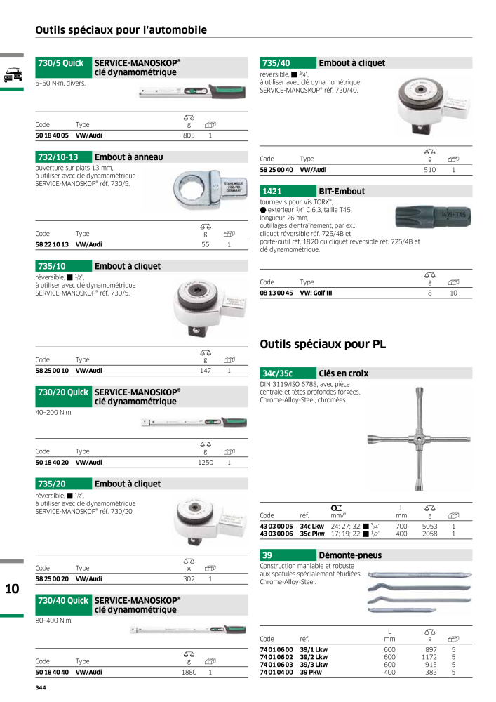 STAHLWILLE Hauptkatalog Handwerkzeuge NR.: 2115 - Seite 346