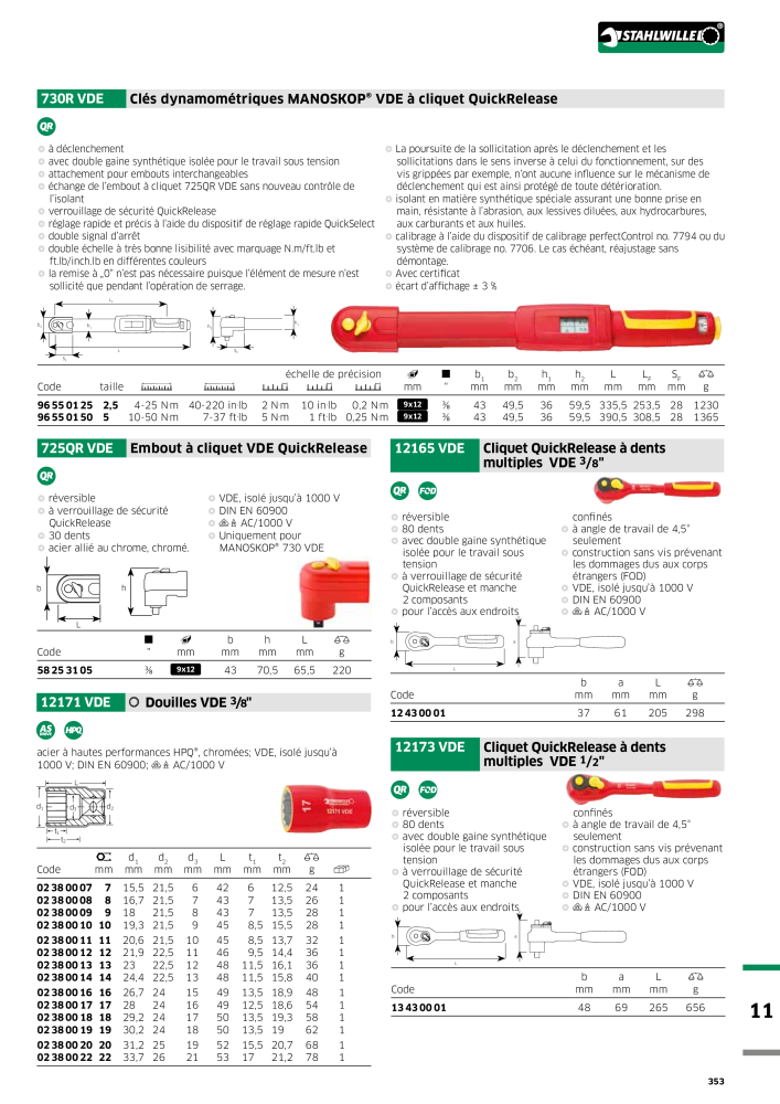 STAHLWILLE Hauptkatalog Handwerkzeuge NO.: 2115 - Page 355