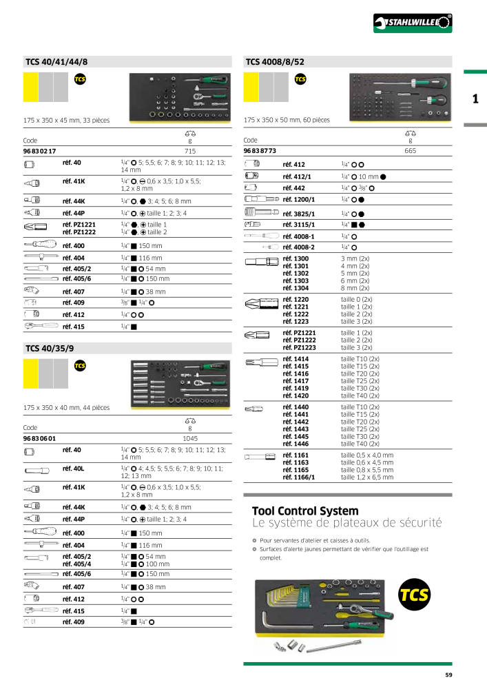 STAHLWILLE Hauptkatalog Handwerkzeuge NO.: 2115 - Page 61