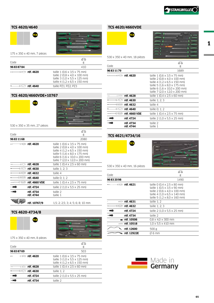 STAHLWILLE Hauptkatalog Handwerkzeuge Nb. : 2115 - Page 67