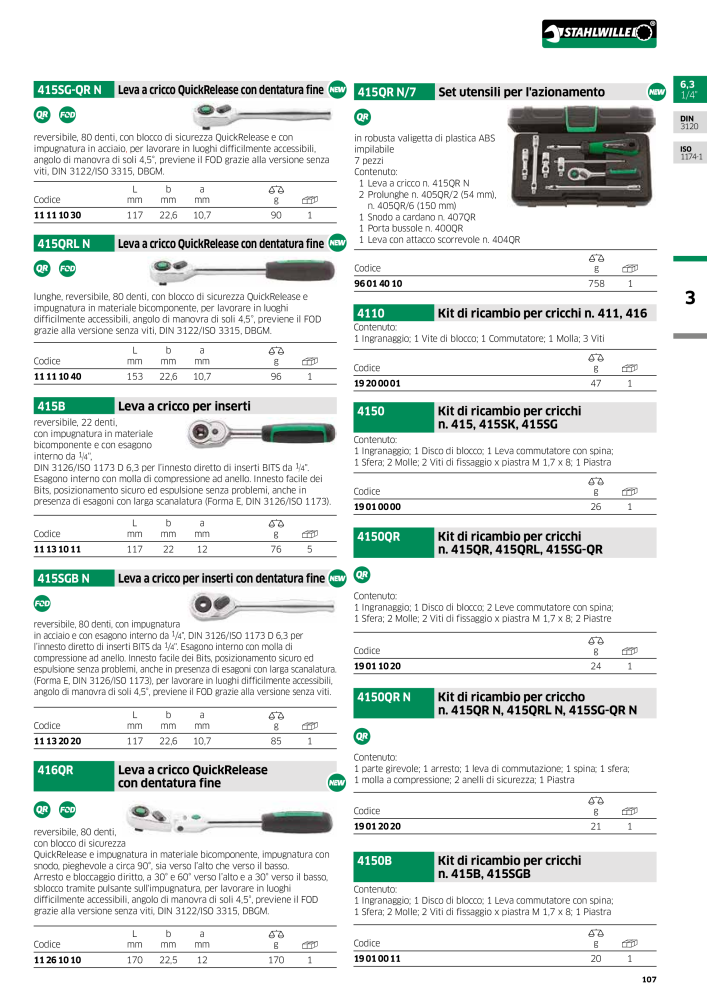 STAHLWILLE Hauptkatalog Handwerkzeuge Nb. : 2116 - Page 109