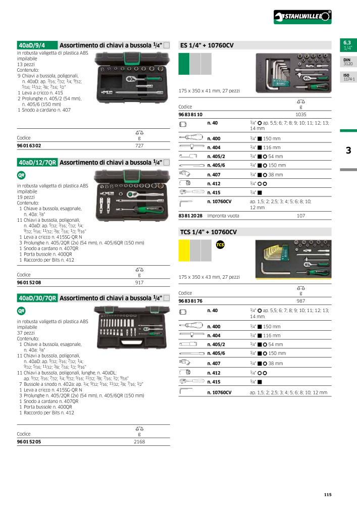 STAHLWILLE Hauptkatalog Handwerkzeuge n.: 2116 - Pagina 117