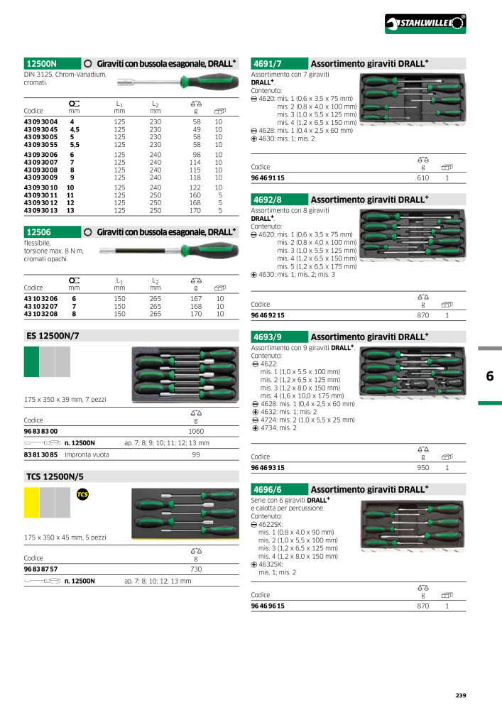 STAHLWILLE Hauptkatalog Handwerkzeuge Nb. : 2116 - Page 241