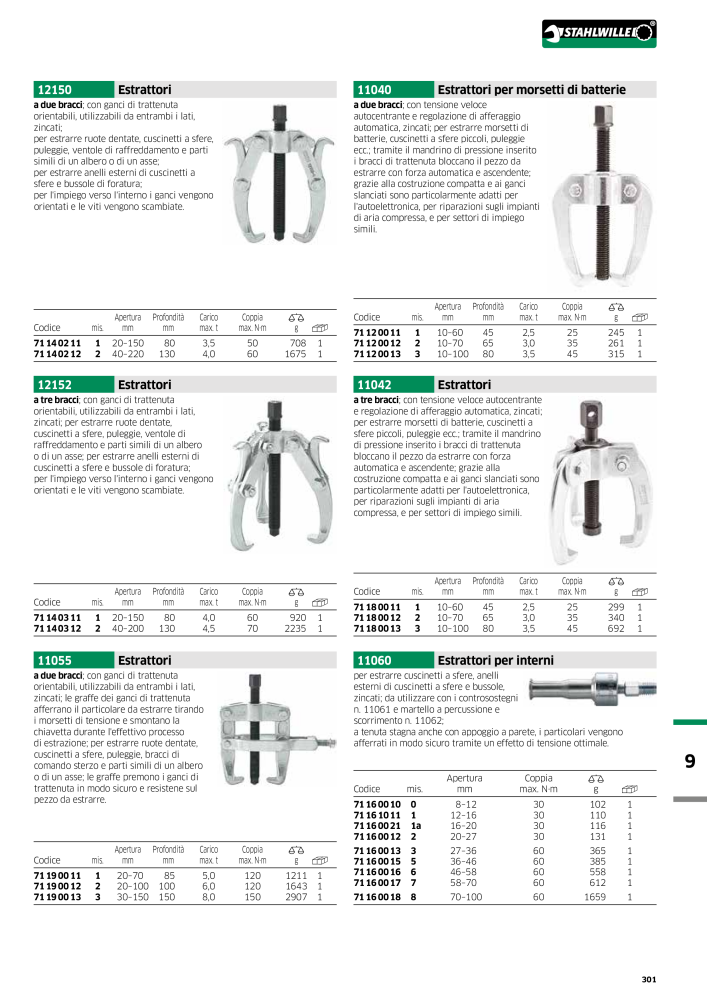 STAHLWILLE Hauptkatalog Handwerkzeuge NR.: 2116 - Seite 303