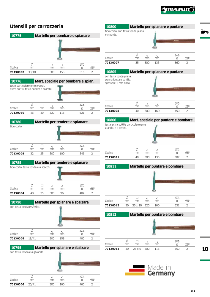 STAHLWILLE Hauptkatalog Handwerkzeuge NR.: 2116 - Seite 313