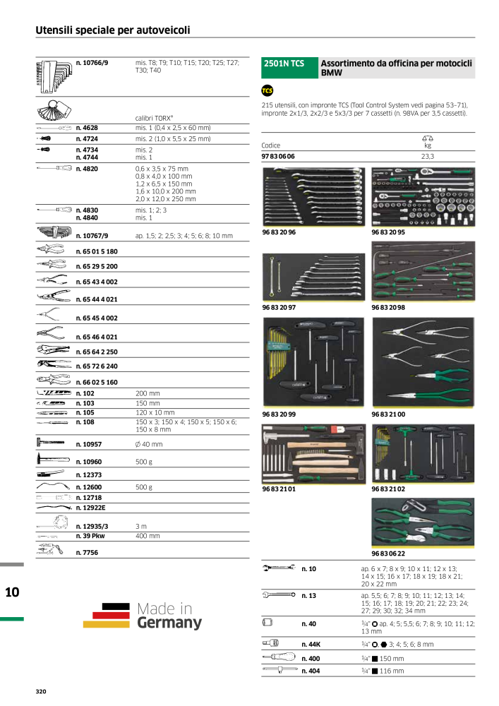 STAHLWILLE Hauptkatalog Handwerkzeuge n.: 2116 - Pagina 322