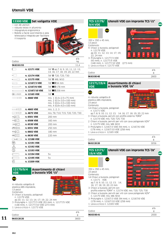 STAHLWILLE Hauptkatalog Handwerkzeuge n.: 2116 - Pagina 354