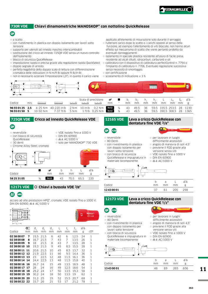 STAHLWILLE Hauptkatalog Handwerkzeuge Nb. : 2116 - Page 355