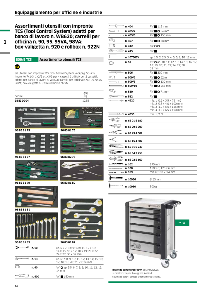 STAHLWILLE Hauptkatalog Handwerkzeuge n.: 2116 - Pagina 56