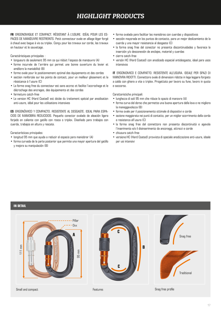 SKYLOTEC Hardware Prospekt n.: 21165 - Pagina 17