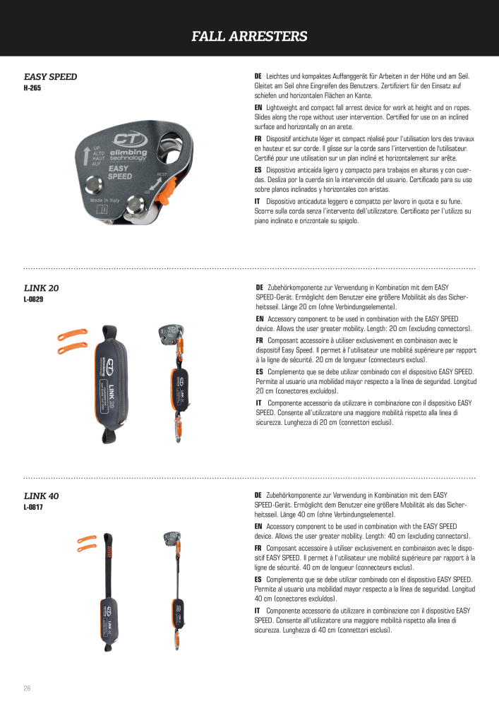 SKYLOTEC Hardware Prospekt n.: 21165 - Pagina 26