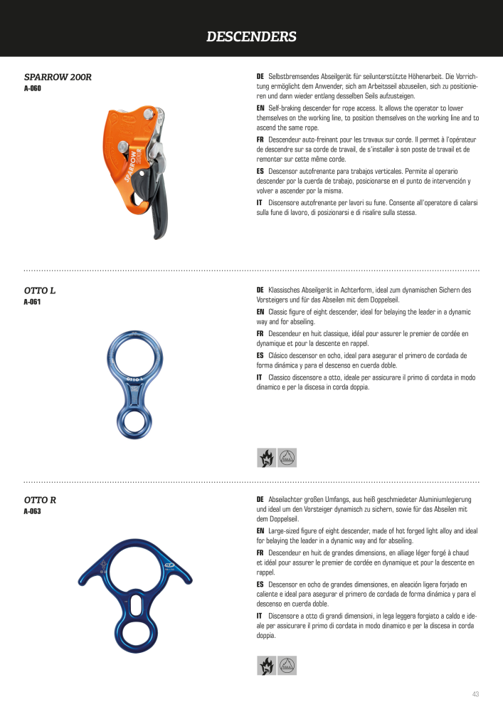 SKYLOTEC Hardware Prospekt NR.: 21165 - Seite 43