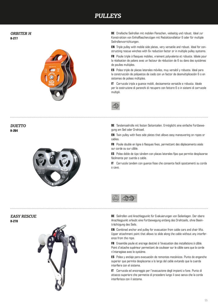 SKYLOTEC Hardware Prospekt Nb. : 21165 - Page 55