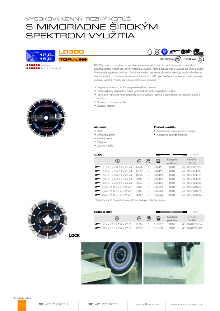 Hlavný katalóg RHODIUS NO.: 21177 - Page 216