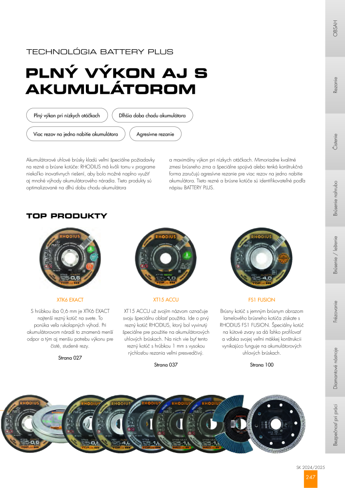 Hlavný katalóg RHODIUS NR.: 21177 - Seite 247