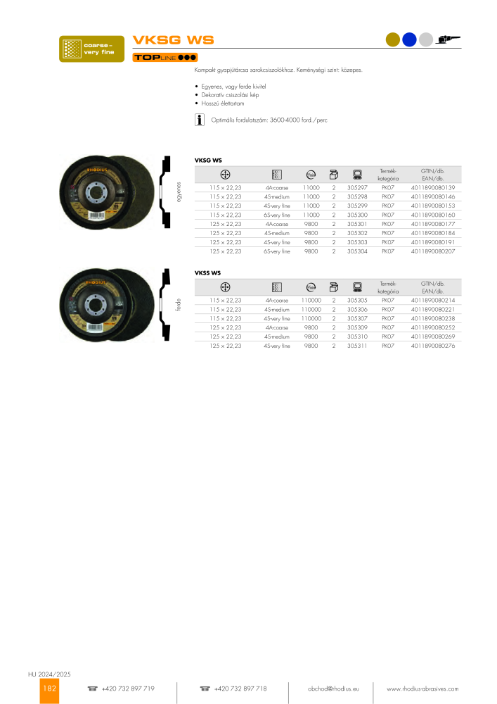 RHODIUS fő katalógus NO.: 21178 - Page 182