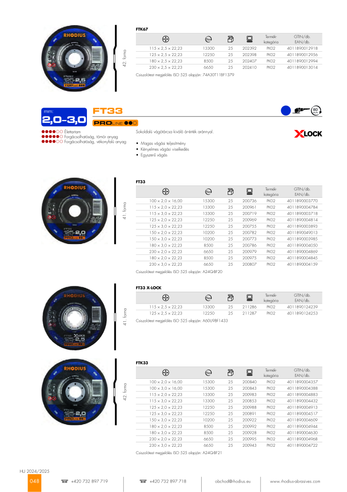 RHODIUS fő katalógus NR.: 21178 - Pagina 48