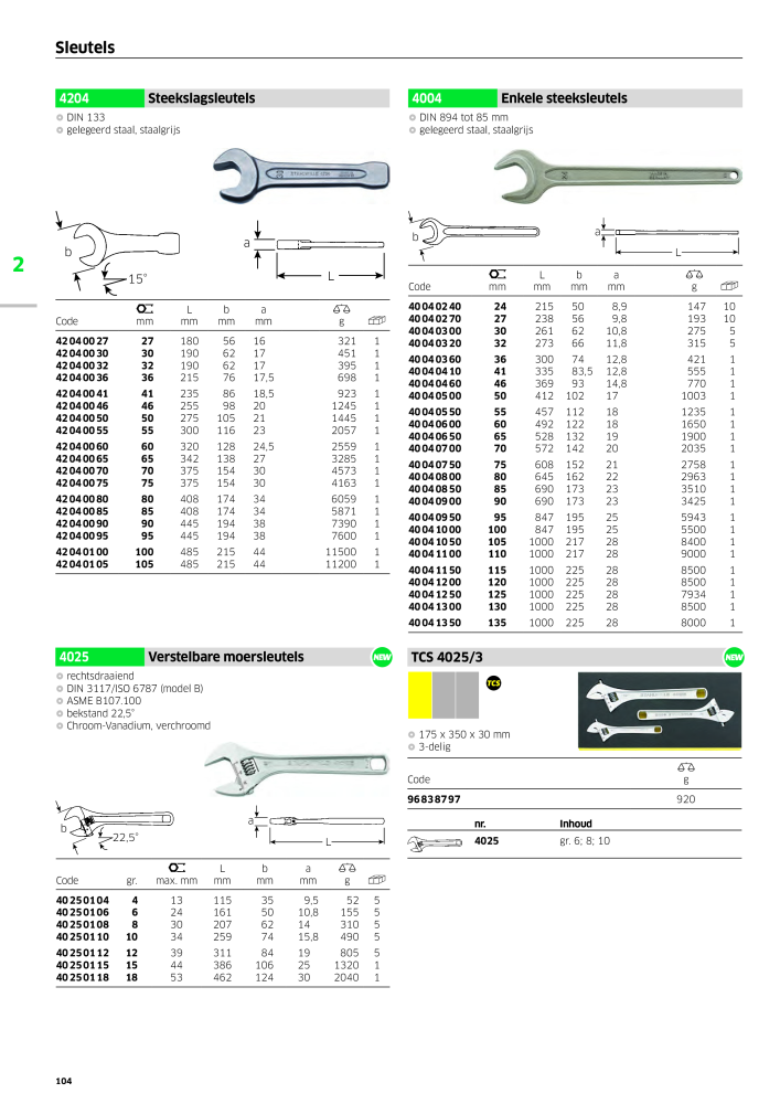 STAHLWILLE Hauptkatalog Handwerkzeuge n.: 2118 - Pagina 114