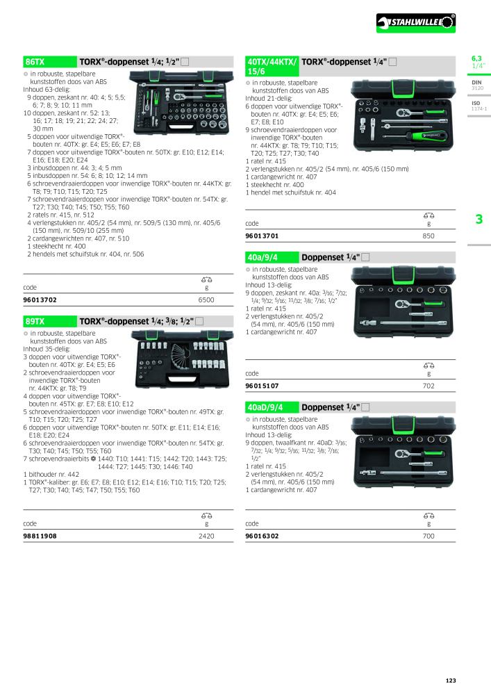 STAHLWILLE Hauptkatalog Handwerkzeuge NR.: 2118 - Pagina 133