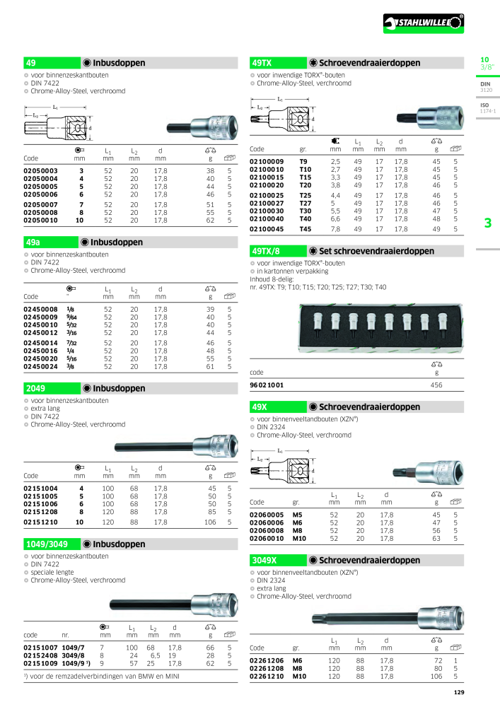 STAHLWILLE Hauptkatalog Handwerkzeuge NR.: 2118 - Side 139