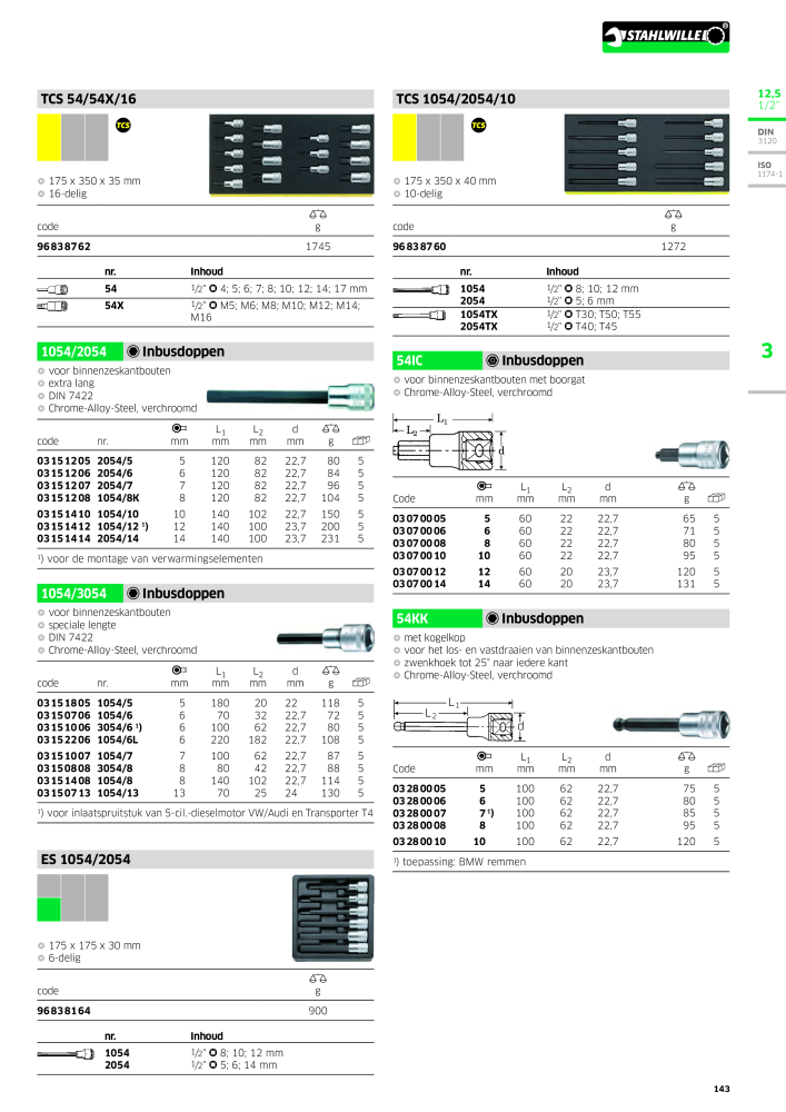 STAHLWILLE Hauptkatalog Handwerkzeuge NEJ.: 2118 - Sida 153