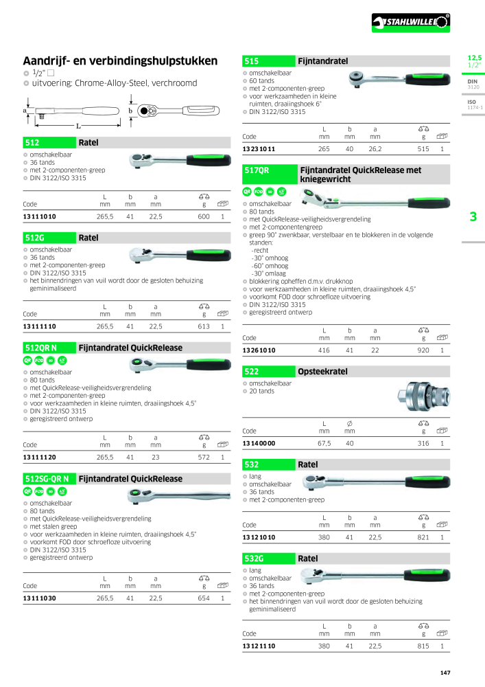 STAHLWILLE Hauptkatalog Handwerkzeuge Nb. : 2118 - Page 157