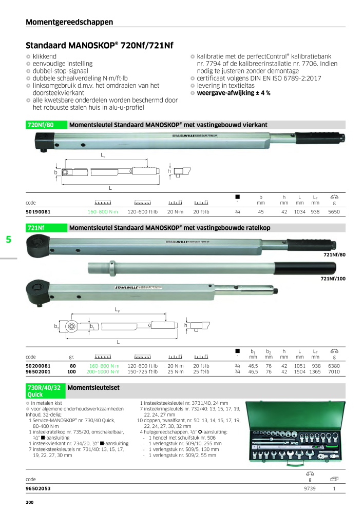 STAHLWILLE Hauptkatalog Handwerkzeuge n.: 2118 - Pagina 210