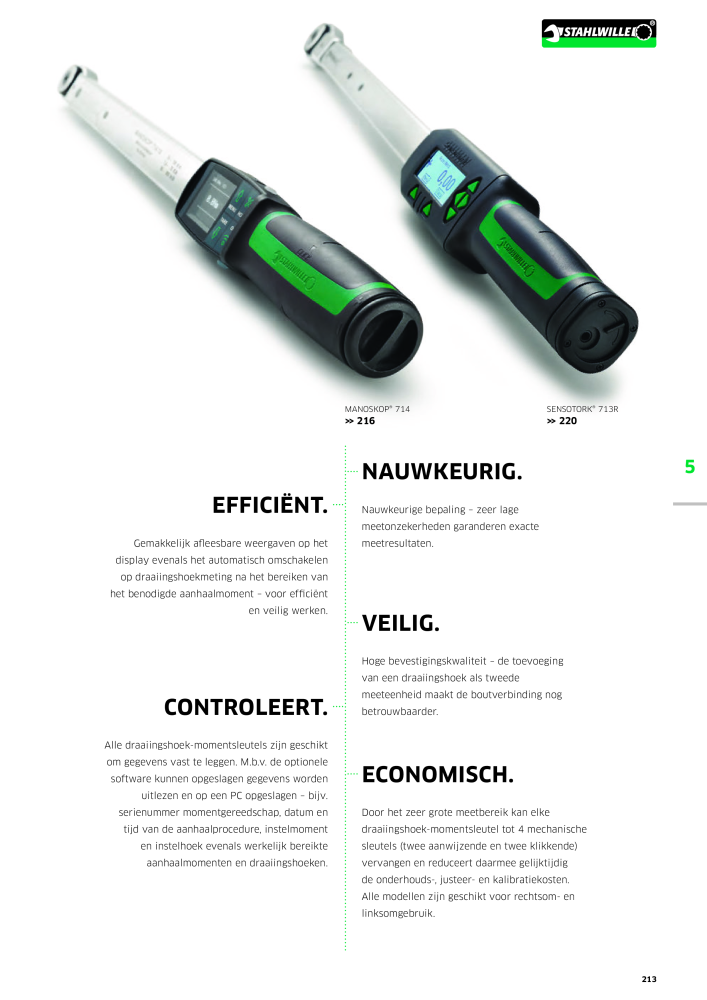 STAHLWILLE Hauptkatalog Handwerkzeuge Nb. : 2118 - Page 223