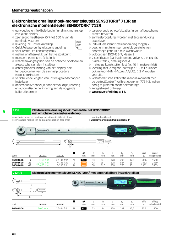 STAHLWILLE Hauptkatalog Handwerkzeuge n.: 2118 - Pagina 230