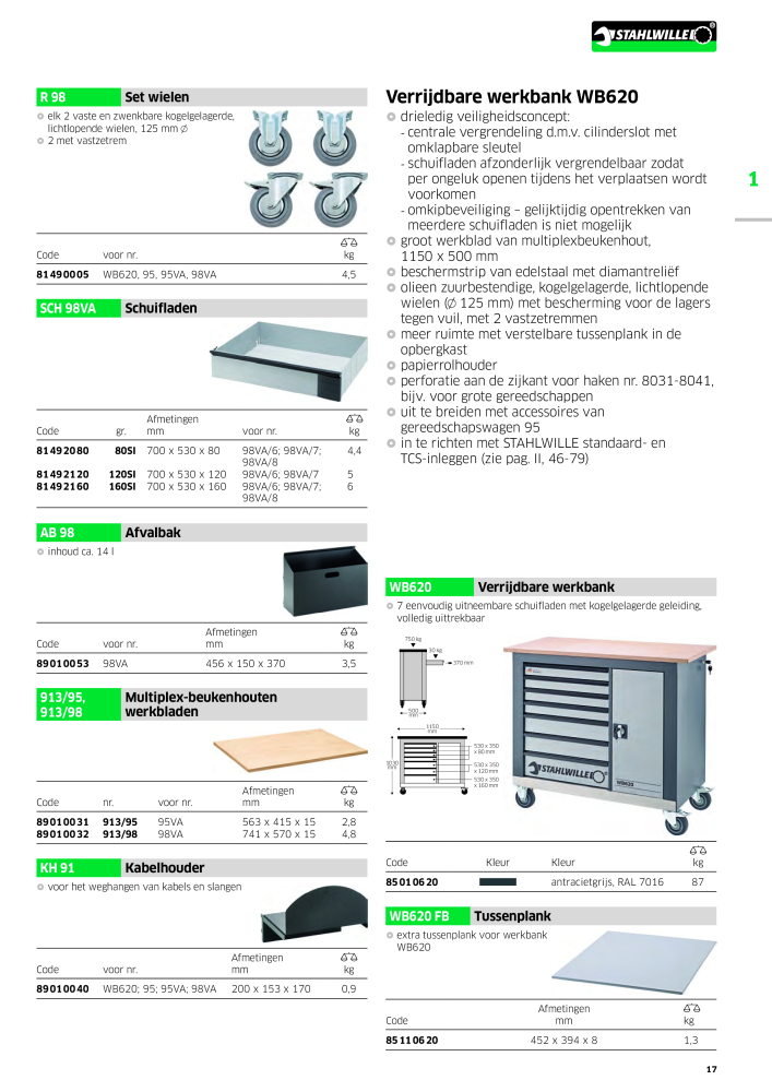 STAHLWILLE Hauptkatalog Handwerkzeuge n.: 2118 - Pagina 27