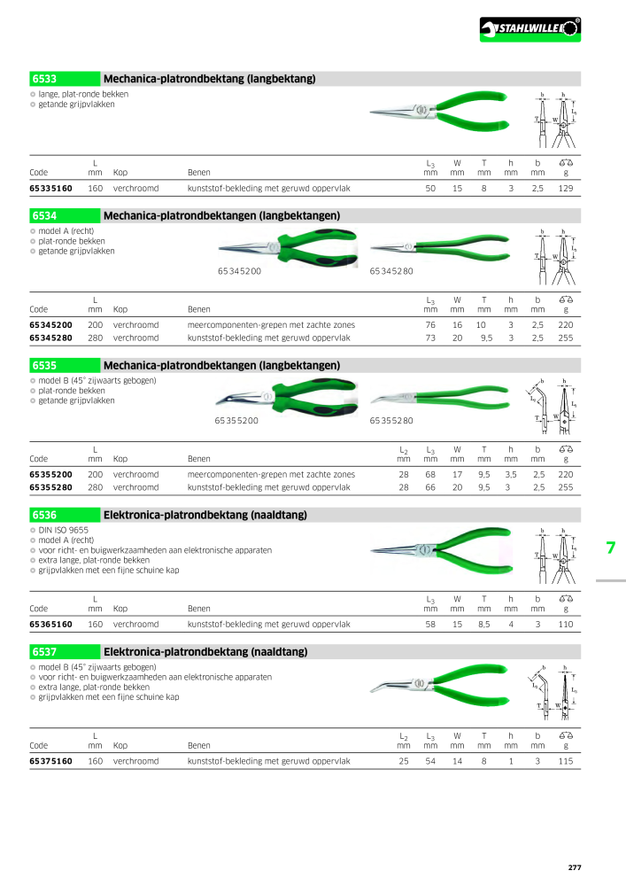 STAHLWILLE Hauptkatalog Handwerkzeuge n.: 2118 - Pagina 287