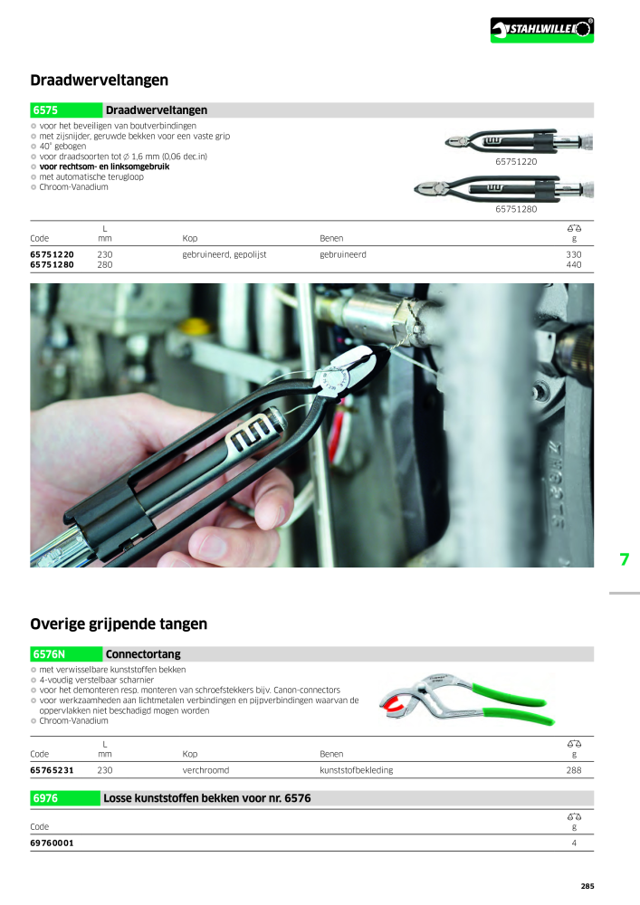 STAHLWILLE Hauptkatalog Handwerkzeuge Nb. : 2118 - Page 295