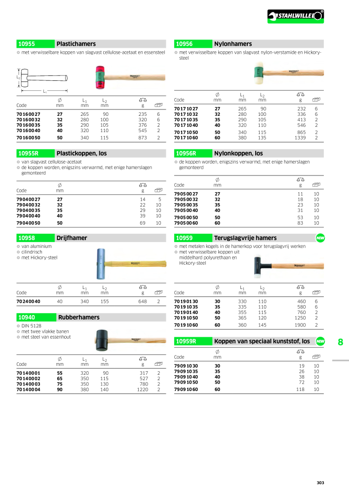 STAHLWILLE Hauptkatalog Handwerkzeuge NO.: 2118 - Page 313