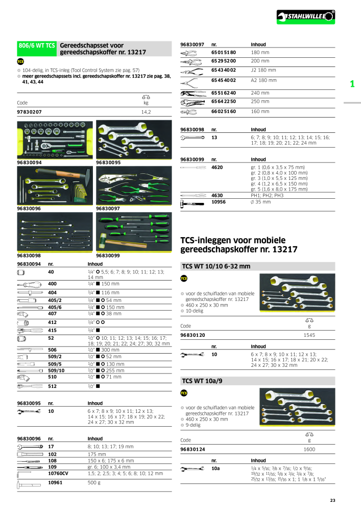 STAHLWILLE Hauptkatalog Handwerkzeuge n.: 2118 - Pagina 33