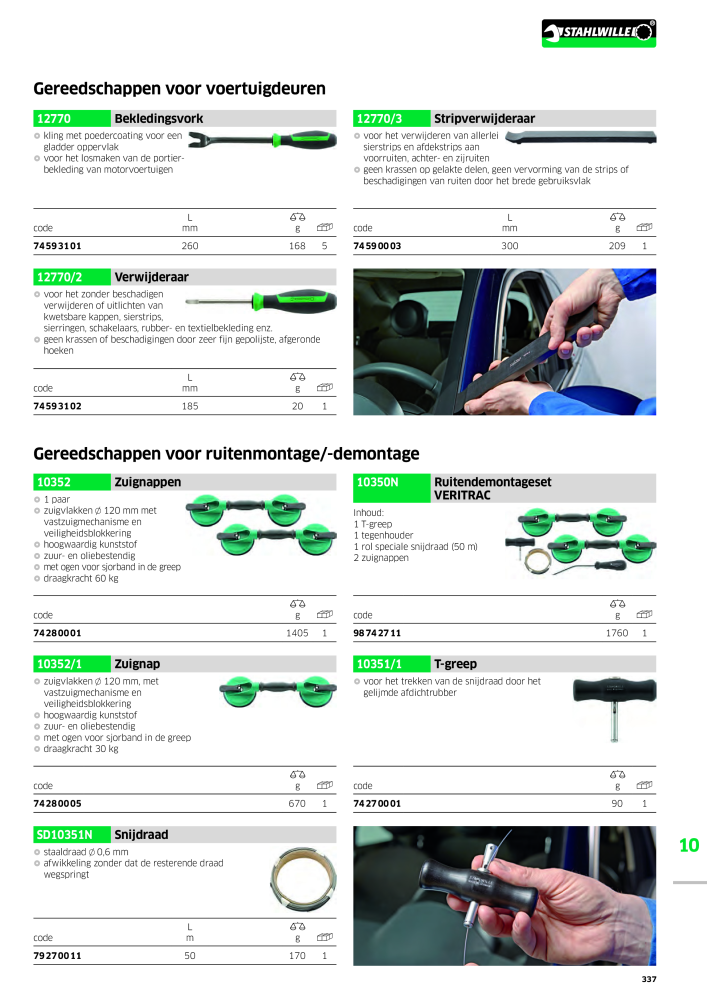 STAHLWILLE Hauptkatalog Handwerkzeuge NEJ.: 2118 - Sida 347