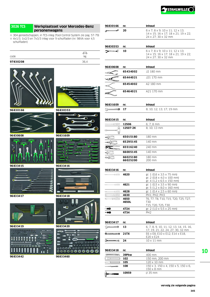 STAHLWILLE Hauptkatalog Handwerkzeuge NR.: 2118 - Strona 355