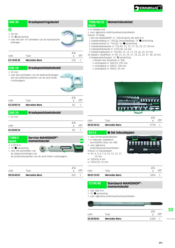 STAHLWILLE Hauptkatalog Handwerkzeuge NEJ.: 2118 - Sida 381