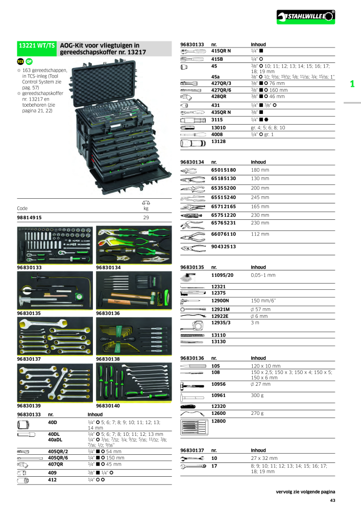 STAHLWILLE Hauptkatalog Handwerkzeuge n.: 2118 - Pagina 53