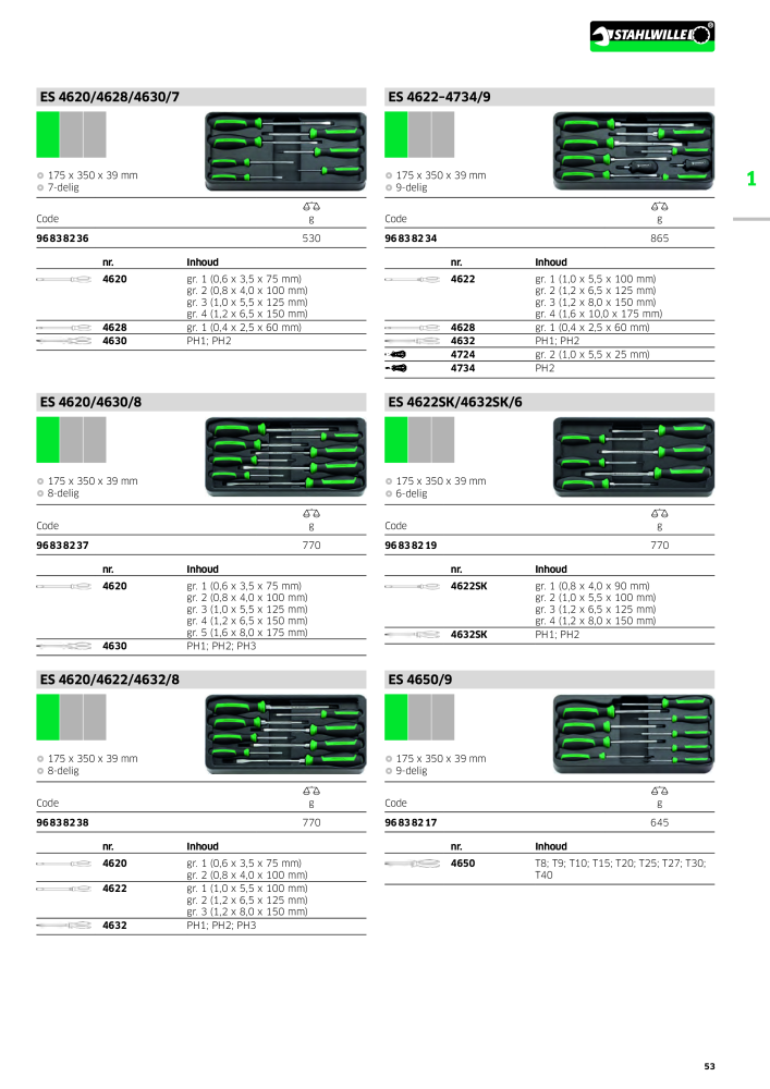 STAHLWILLE Hauptkatalog Handwerkzeuge NR.: 2118 - Strona 63