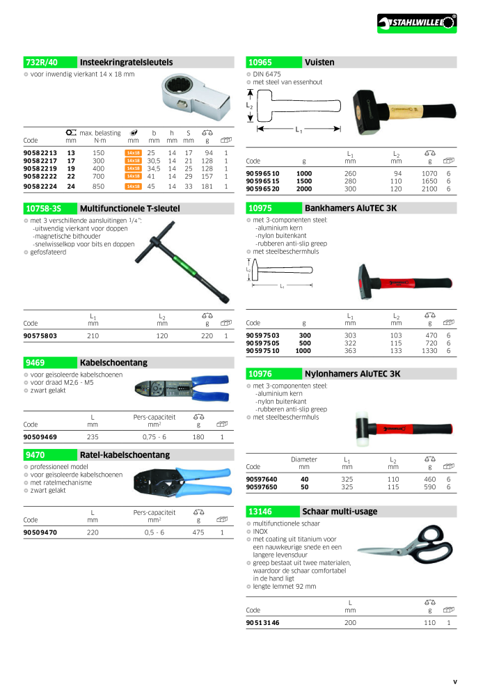 STAHLWILLE Hauptkatalog Handwerkzeuge Nb. : 2118 - Page 7