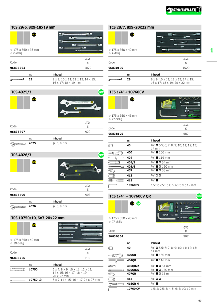 STAHLWILLE Hauptkatalog Handwerkzeuge Nb. : 2118 - Page 73